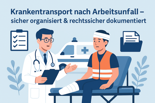 Krankentransport nach Arbeitsunfall – sicher organisiert & rechtssicher dokumentiert