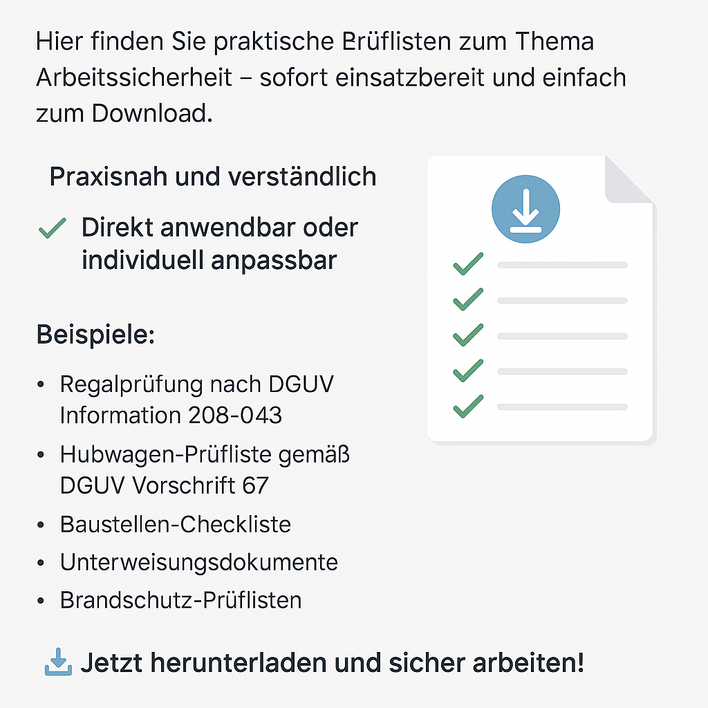 Digitale Prüflisten