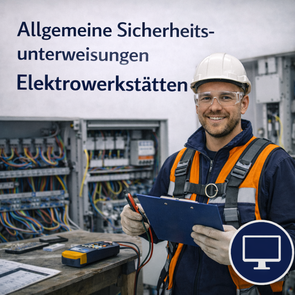Allgemeine Sicherheitsunterweisung Elektrowerkstättene