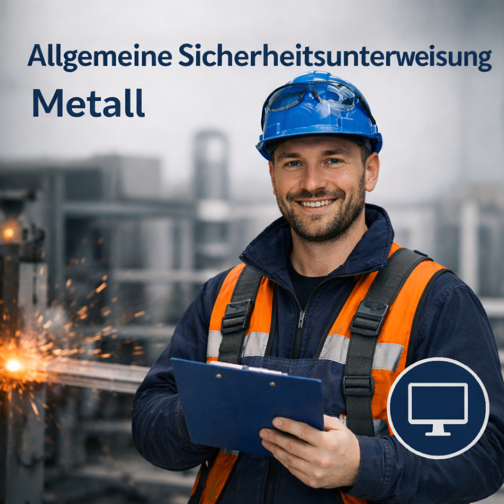 Allgemeine Sicherheitsunterweisung Metallbetriebe