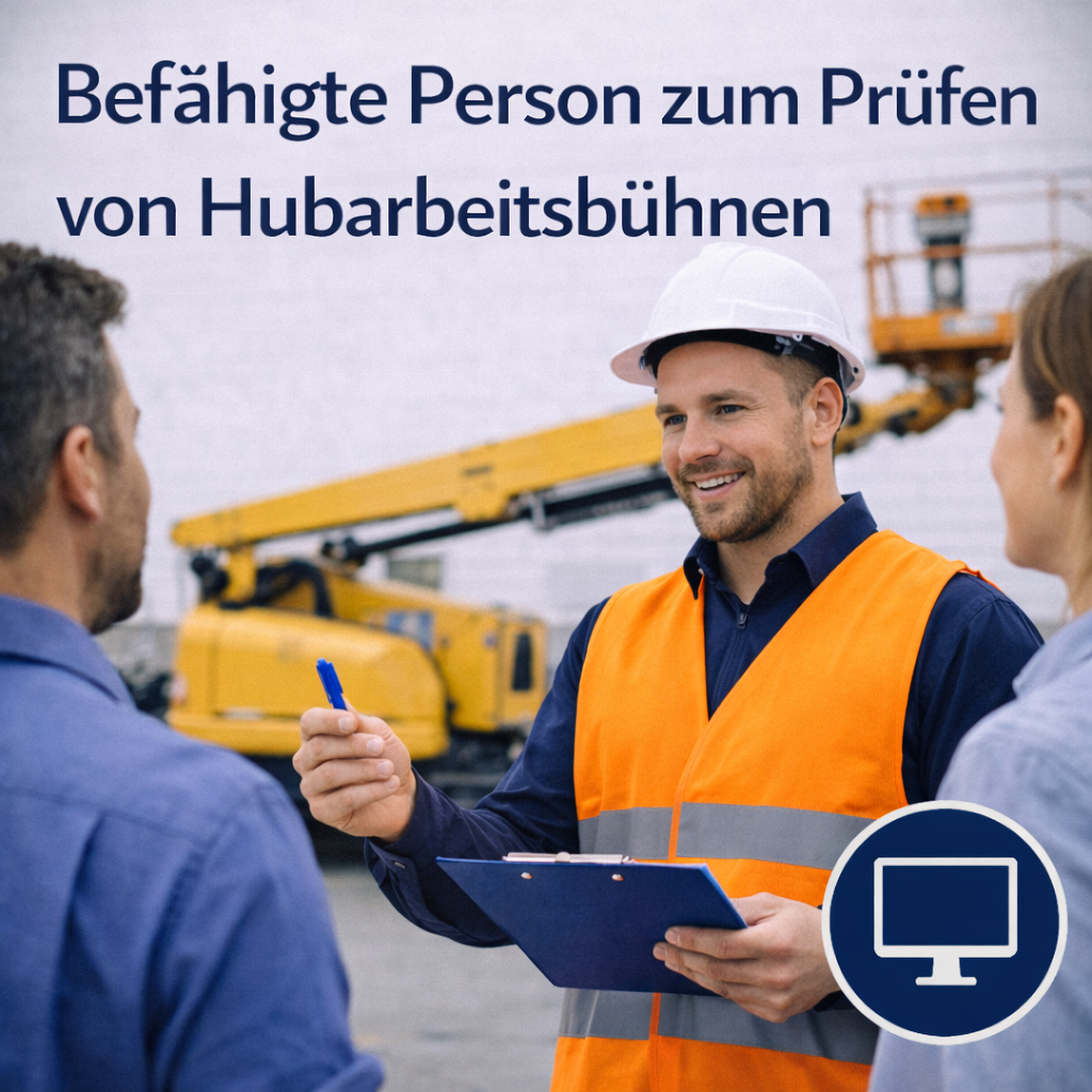 Befähigte Person zum Prüfen von Hubarbeitsbühnen