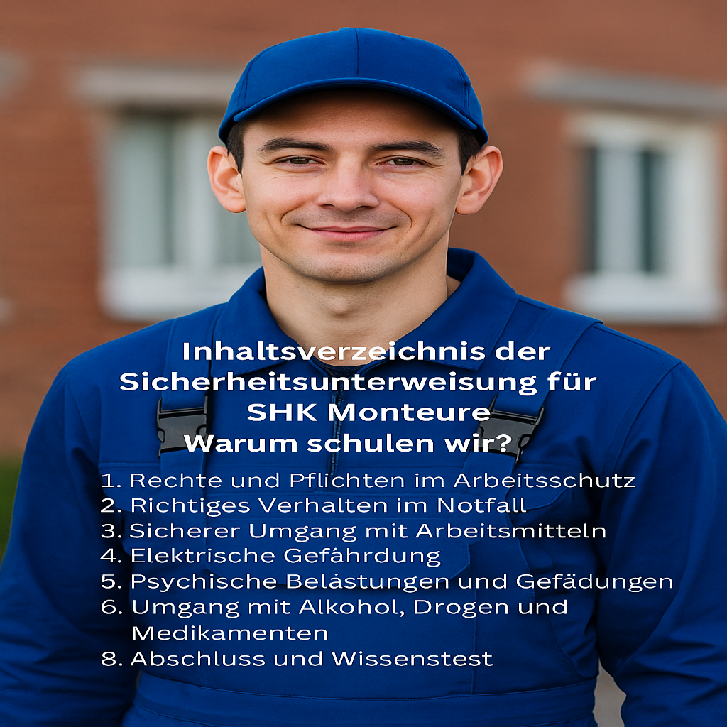 Allgemeine Sicherheitsunterweisung - Sanitär Heizung Klima