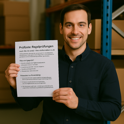 Prüfliste für Regalprüfungen