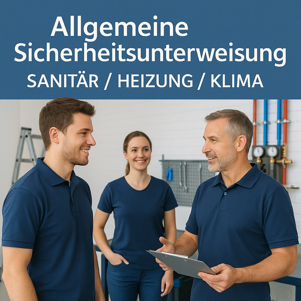 Proinforma Allgemeine Sicherheitsunterweisung SHK