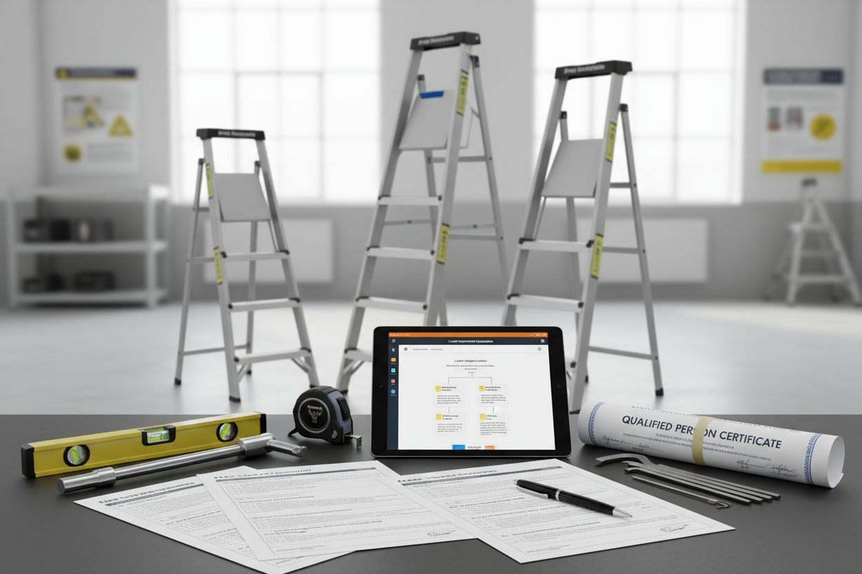 Befähigte Person Leitern und Tritte